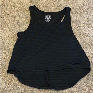 Basic black tank top